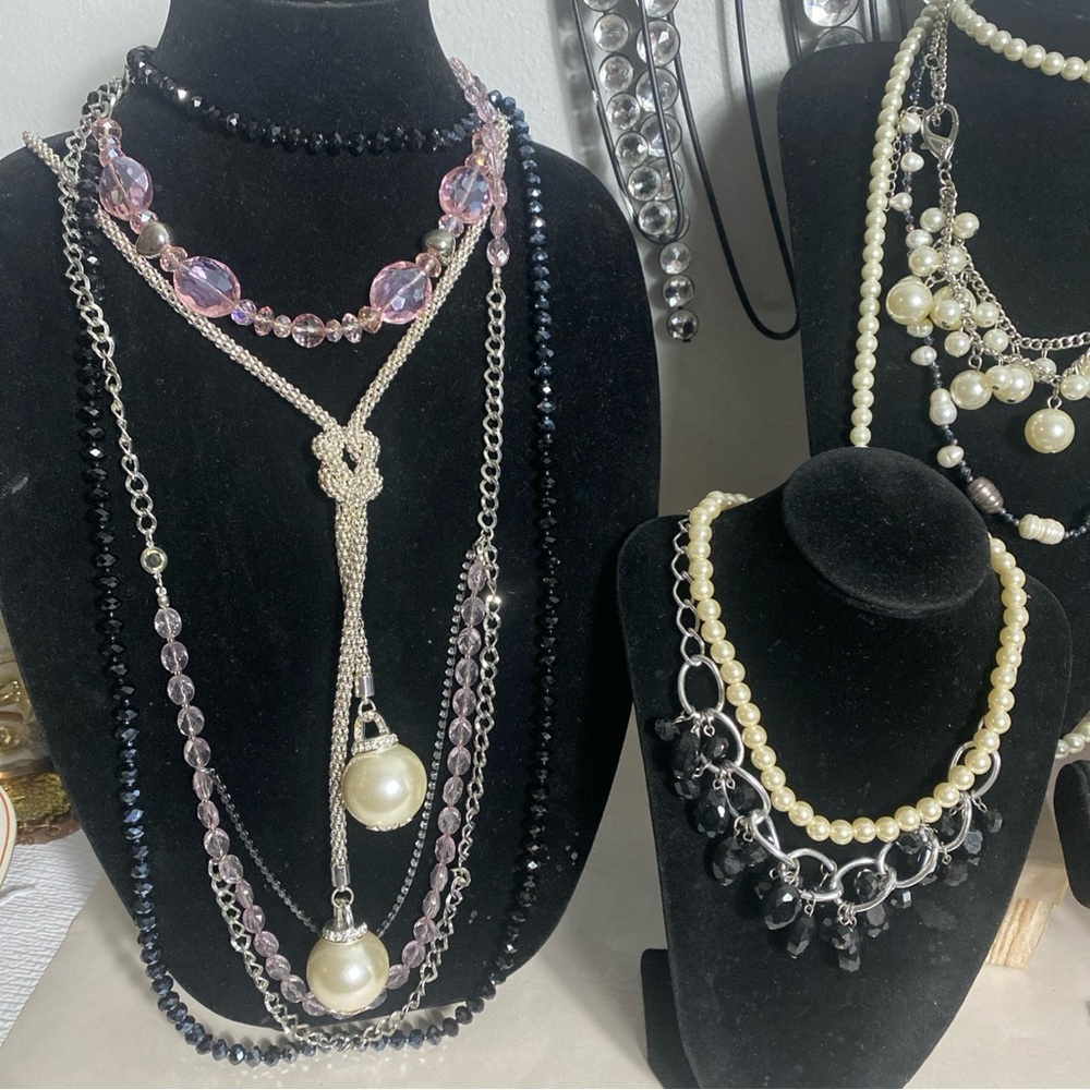 pearl glass jewelry lot#566 - Picture 3 of 11